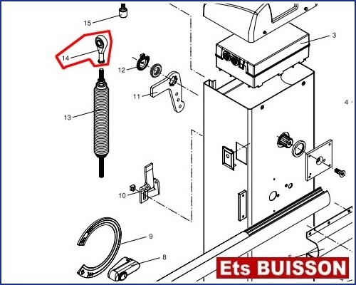 BENINCA EVA5 (2/2) - Tête sphérique N°14 Réf 9686666